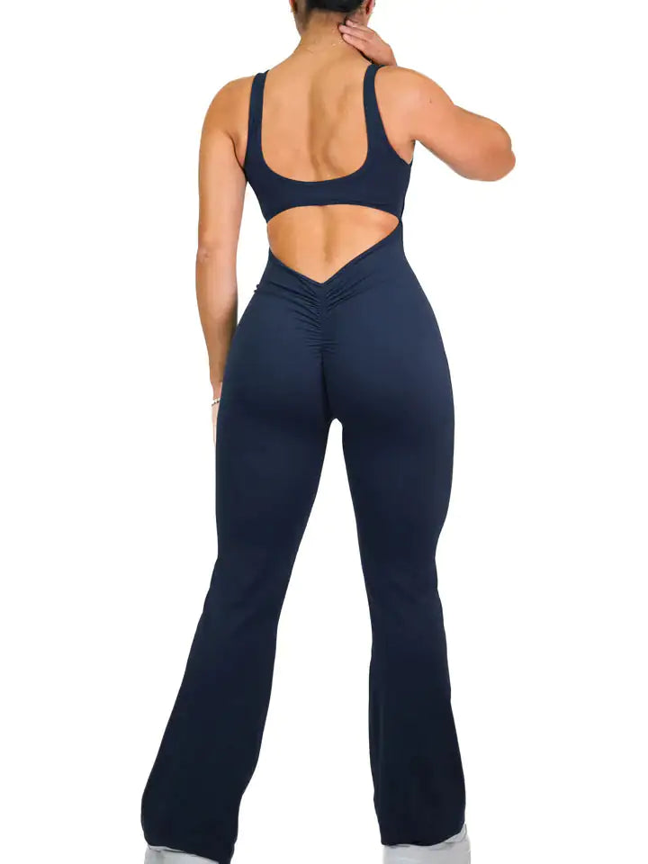 Scrunch Flare Jumpsuit